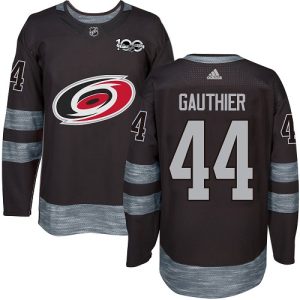 Herren Carolina Hurricanes Eishockey Trikot Julien Gauthier #44 Authentic Schwarz 1917-2017 100th Anniversary